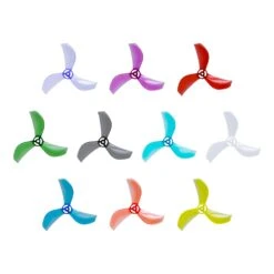 NewBeeDrone Azi (Tri Blade) Micro Propellers 31mm - 1.0mm Shaft (Set Of 4)