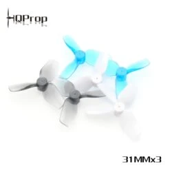HQProp 31MMX3 Tri-Blade 31mm Micro Whoop Prop - 1mm Shaft (4 Pack)