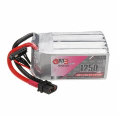 GNB 1250mAh 22.2v 6S 130C - XT60 Lipo Battery With Plastic Plate