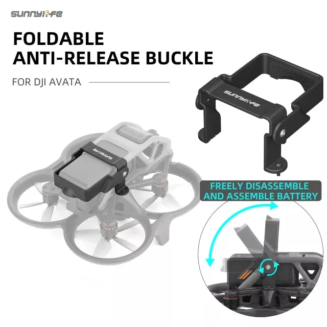 Sunnylife Foldable Anti-release Buckle For DJI Avata Battery 1 Sunnylife Foldable Anti-release Buckle For DJI Avata Battery