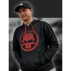 Rotor Riot Hoodie Black And Red