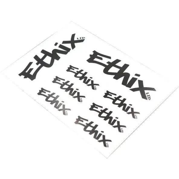 ETHIX STICKER SHEET WHITE 1 ETHIX STICKER SHEET WHITE