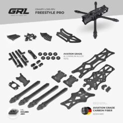 GRL FPV Pro 2 Freestyle Frame 5" 19 GRL FPV Pro 2 Freestyle Frame 5" -Drone Discount Store GRL FPV Pro 2 Freestyle Frame 5 inch package includes