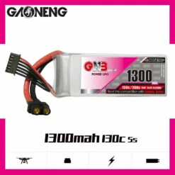 GNB 1300mAh 18.5v 5S 130C - XT60 Lipo Battery W/ Plastic Plate -Drone Discount Store H2a1d7878203248efb7f4a23a733e2f2bc