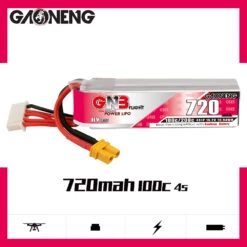GNB 720mAh 15.2V 4S 100C HV Lipo Battery - XT-30 -Drone Discount Store Hb7875ac701bf497fadb434d4eabc3611r