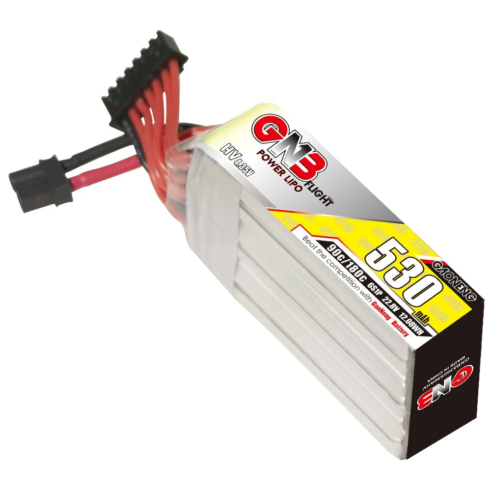 GNB 530mah 6S 22.8V HV 90c LiPo Battery XT30 4 GNB 530mah 6S 22.8V HV 90c LiPo Battery XT30 - Image 4