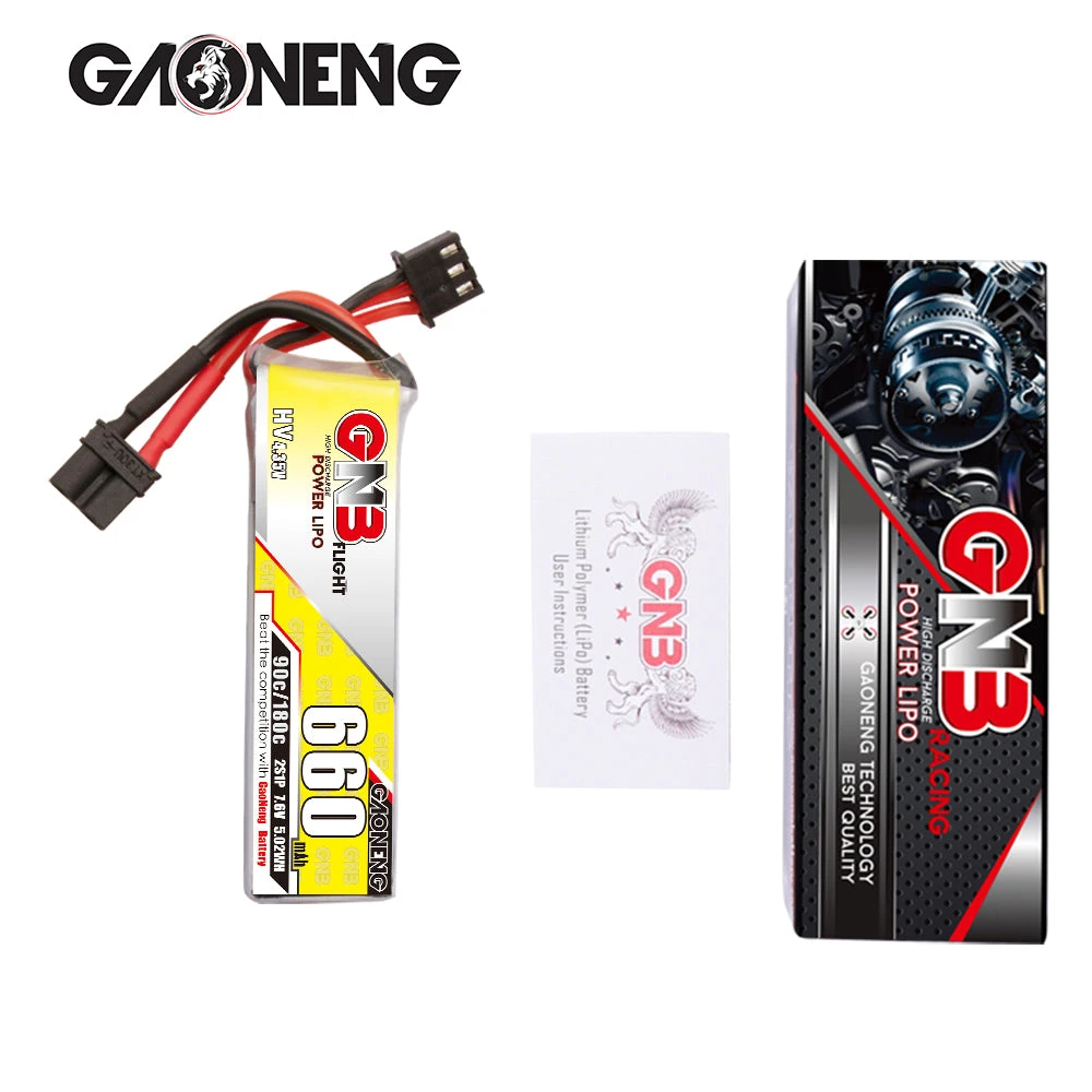 GNB 660mAh 2S 7.6V 90C HV Lipo Battery - XT30 5 GNB 660mAh 2S 7.6V 90C HV Lipo Battery - XT30 - Image 5