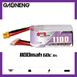 GNB 1100mAh 6S1P 22.8v HV 60C - XT30 Lipo Battery