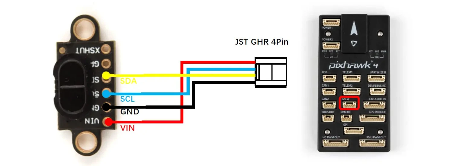 Holybro ST VL53L1X Lidar 7 Holybro ST VL53L1X Lidar - Image 7