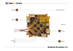 NewBeeDrone AcroBee65 BLV3 BNF -Drone Discount Store NewBeeDrone BeeBrain BLV3 Flight Controller bottom wiring diagram f5048b5c f8e4 4424 9987 6b8765626249 scaled