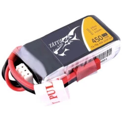 Tattu 450mAh 7.4V 75C 2S1P Lipo Battery Pack With JST-SYP Plug 5 Tattu 450mAh 7.4V 75C 2S1P Lipo Battery Pack With JST-SYP Plug -Drone Discount Store Tattu 450mAh 2s 75C LiPo Battery JST SPY Plug